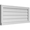 Ekena Millwork Vertical Surface Mount PVC Gable Vent w/ 2"W x 2"H , Brickmould Sill Frame, 38"W x 16"H GVPVE38X1603SN - alternate 5
